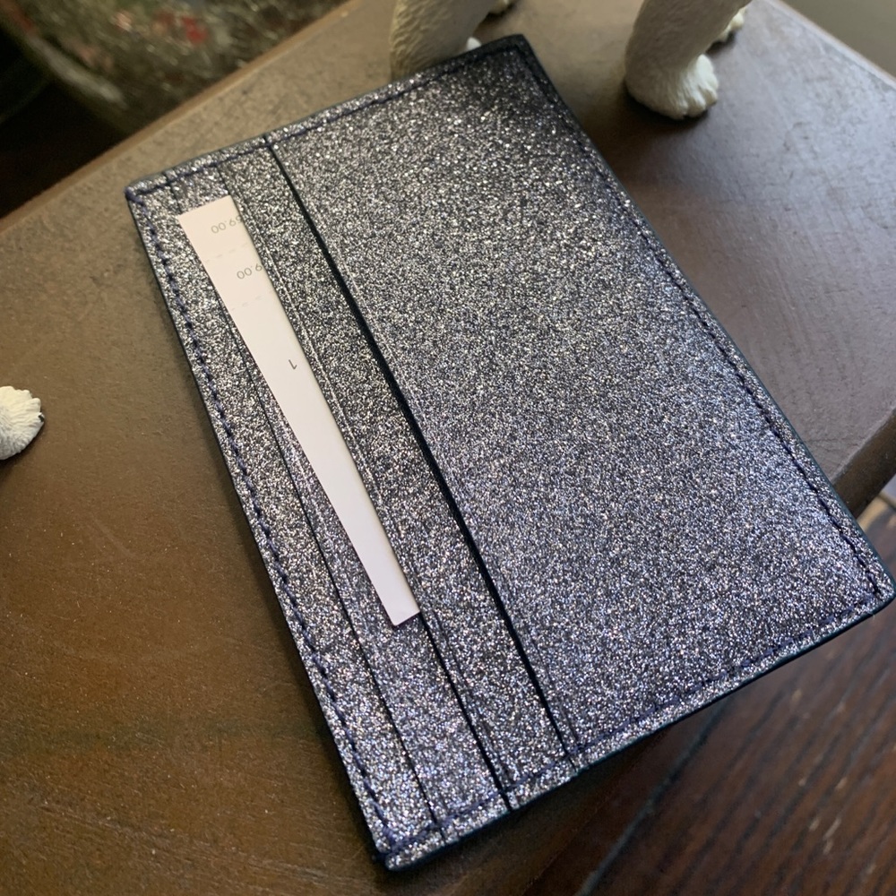 Authentic Kate Spade smooth glitter leather card - Picture 6 of 6
